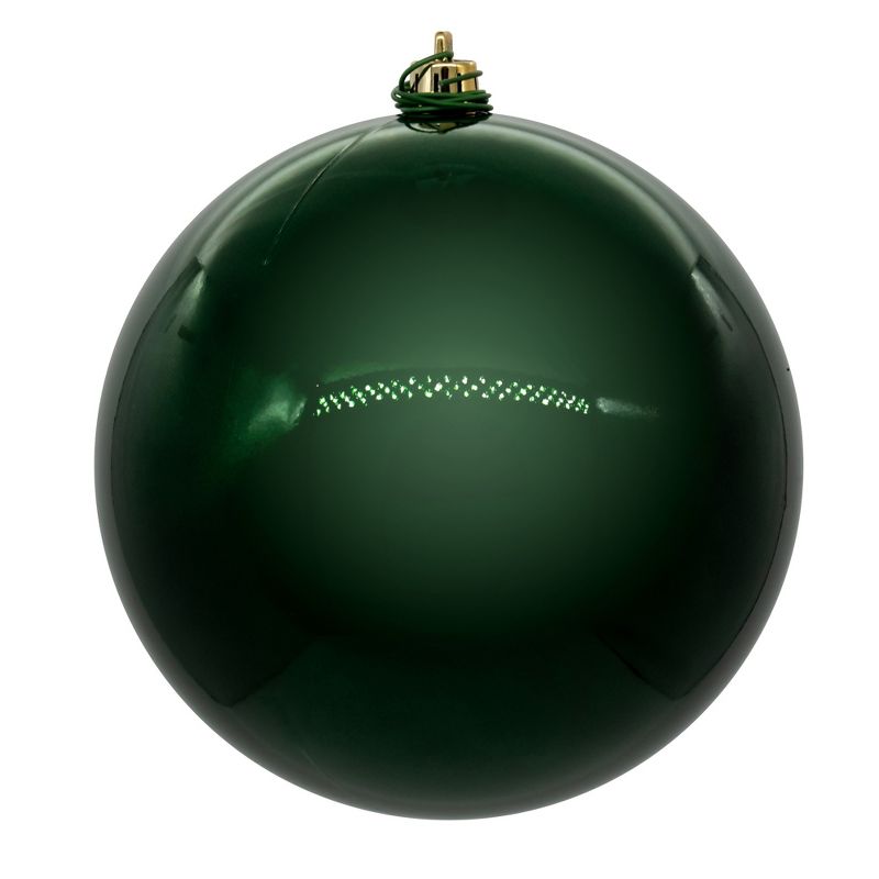 Vickerman Midnight Green Ball Ornament, 1 of 3