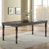 Linnett Dining Table Gray/Brown - Steve Silver Co. - 2 of 4