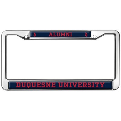 Duquesne University Alumni Logo Full Size Standard License Plate Metal Frame