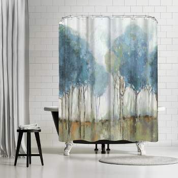 Americanflat 71 X 74 Shower Curtain, Iridescent Glitches By Emanuela  Carratoni : Target