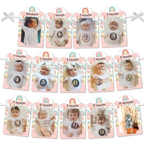 Big Dot Of Happiness 1st Birthday Hello Rainbow Boho First