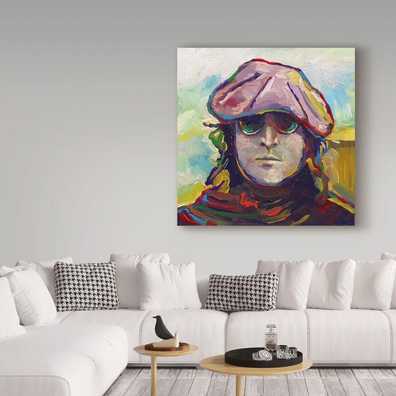 Trademark Fine Art -Howie Green 'John Lennon Hat' Canvas Art, 3 of 4