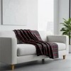 Plaid Flannel Blanket Soft Throw for Holidays, Winter Decor, plaid Pattern Christmas Gift. - 4 of 4