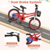 Prorider 14'' /16''/18" Kid's Bike with Removable Training Wheels & Basket for 3-5 Years Old Blue/White/Skyblue/Red - 4 of 4