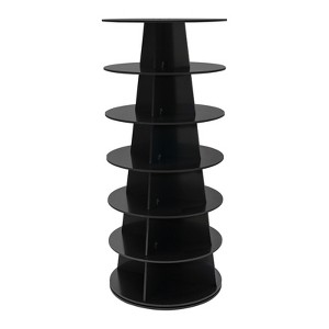 YIYIBYUS Rotating Shoe Rack Spinning Shoe Storage Organizer, Black - 1 of 4