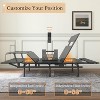 Adjustable Bed Frame -Memory Function -Head & Foot Lift Incline -for Lying Down Reading Watching TV Fatigue Backache(Twin) - 2 of 4