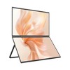 UPERFECT 23.8" Dual Scrgeen 100Hz Portable Monitor Screen Extender 1080P 360° Folding Stacked w/VESA - 2 of 4