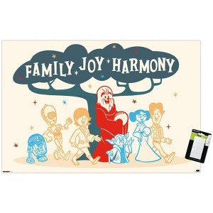 Trends International Star Wars: Life Day - Family Joy Harmony Unframed Wall Poster Prints - 1 of 4