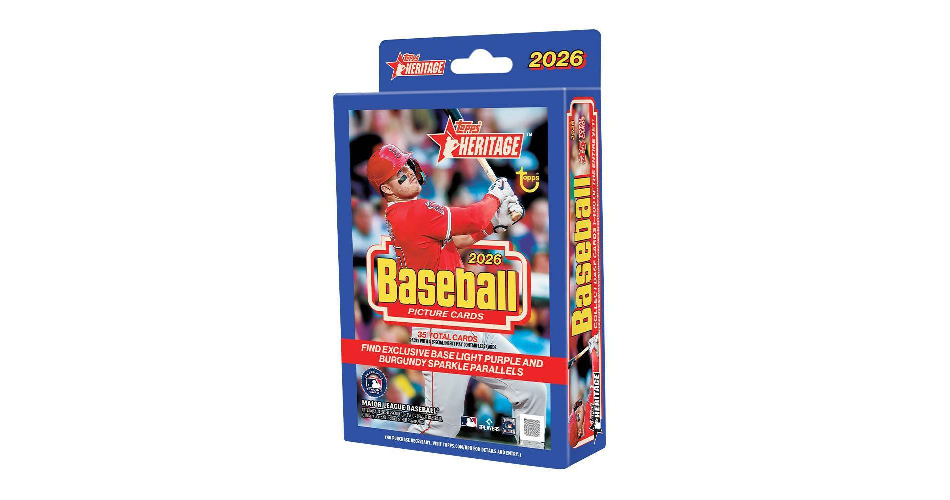 2026 Topps MLB Heritage Baseball Trading Card Hanger Box