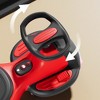 SEVOBAL Toy Vehicles, Kids Wiggle Ride On Car with Music for Children Indoor and Outdoor Activity, Red+Black, 29.92"*12.99"*14.56" - 2 of 4