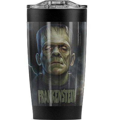 Universal Monsters Frankenstein Head Steel Tumbler 20oz Coffee Travel Mug