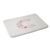 Deny Designs April Lane Art Fancy Bow Monogram Memory Foam Bath Mat - 2 of 4