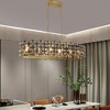 Bella Depot Crystal Ceiling Chandelier Light Fixture - 2 of 4