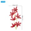 Unique Bargains Wrinkle Resistant Natural Look Home Decoration Artificial Orchid Flower - 2 of 4