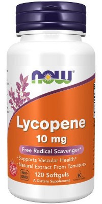 Lycopene 10mg by Now Foods  -  120 Softgel