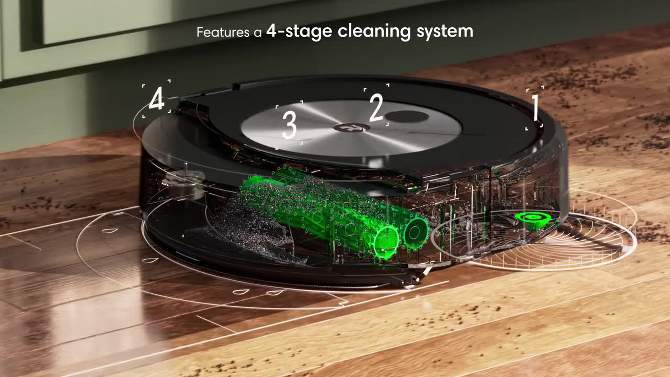 iRobot Roomba Combo j7+ Self-Emptying Robot Vacuum &#38; Mop, 2 of 18, play video
