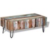 vidaXL Coffee Table Multicolor Solid reclaimed wood and iron Medium - 4 of 4