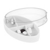 Unique Bargains 4 Grids Rotating Lid Pill Case 1 Pc - 2 of 4