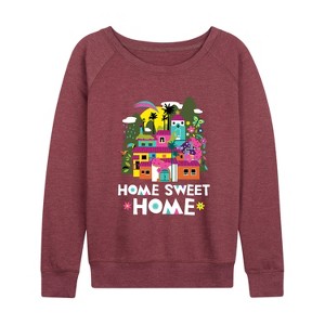 Women's - Encanto -  Lightweight French Terry Wide Neck Long Sleeve Graphic Shirt - 1 of 4