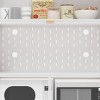 Dolonm 73" Tall 6-Tier Steel Pantry Cabinet with Flip Door, Adjustable Shelves & Pegboard, Anti-Tip Design for Kitchen, Living Room, Garage Storage - 3 of 4