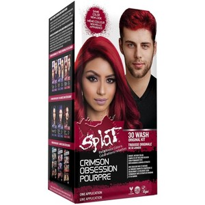 Splat Crimson Obsession Semi Permanent Hair Dye Kit with Bleach, 1 Application, Includes Red Hair Dye - 1 of 4