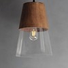 Maxim Lighting Carpenter 1 - Light Pendant in  Walnut/Black - 3 of 4