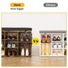 Shoe Rack For Entrance,Shoe Bnch Entryway Seat with Storage,Shoe Storage Organizer Closet With Adjustable Shelves - 4 of 4