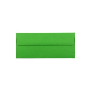 JAM Paper #10 Business Colored Envelopes 4.125 x 9.5 Green Recycled 15862H - 1 of 4