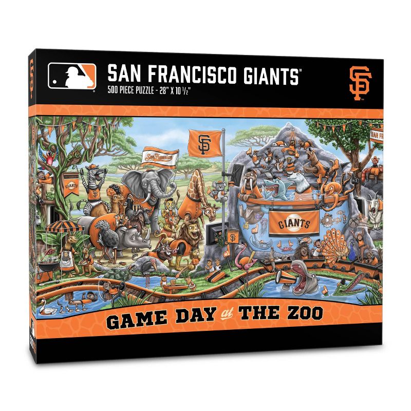 MLB San Francisco Giants Game Day at the Zoo Jigsaw Puzzle - 500pc, 1 of 4