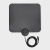 Indoor HDTV Antenna - 30-Mile Range - dealworthy™  Black - 2 of 3