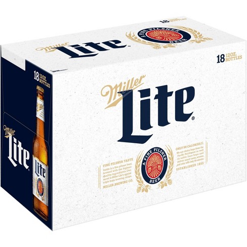 Miller Lite Beer - 18pk/12 fl oz Bottles - image 1 of 4