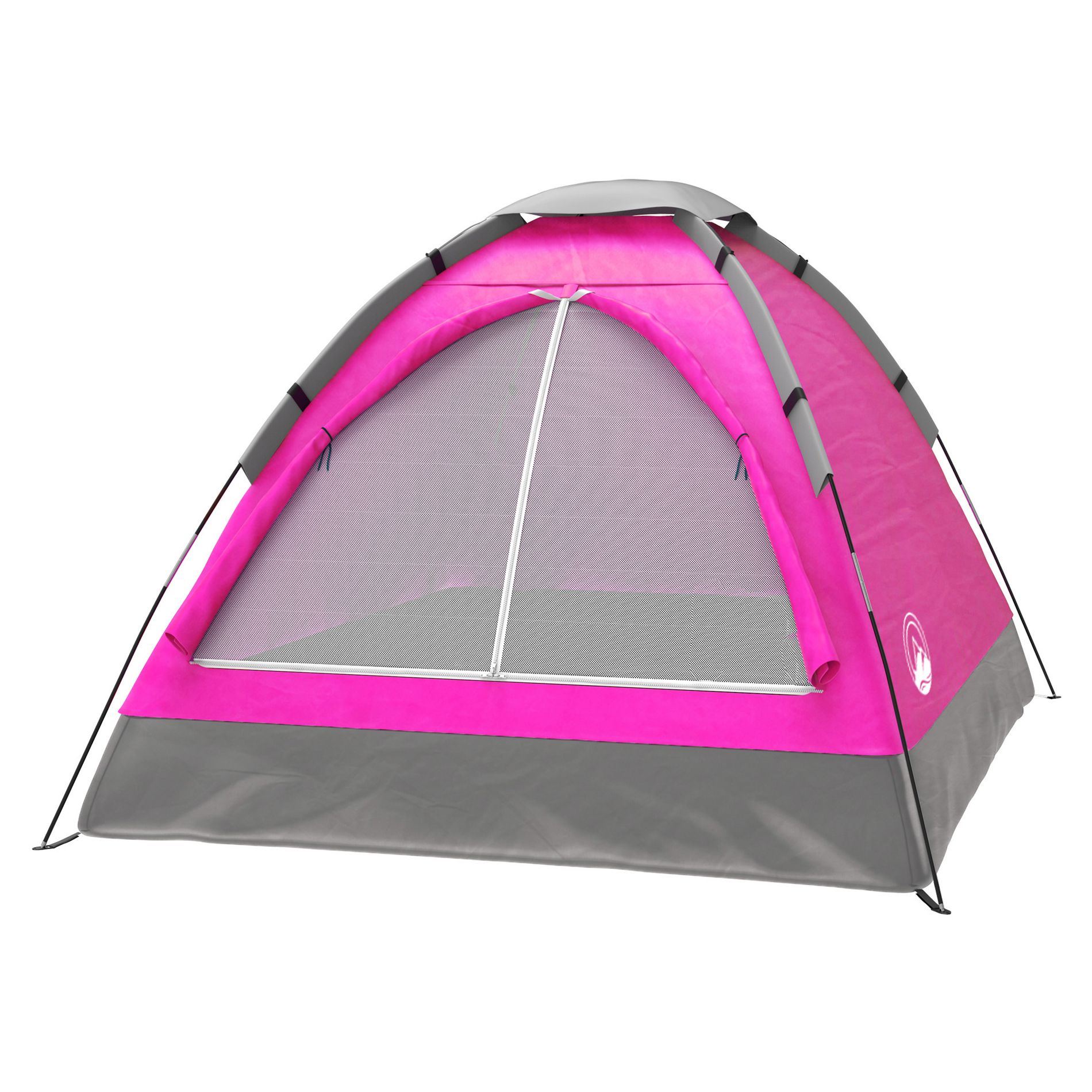 Leisure Sports 2-Person Dome Tent With Rain Fly and Carrying Bag - 77" x 57", Pink