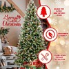 Whisen 4FT Artificial Christmas Tree, 150 LED Lights, 747 Snow-Tipped PE+PVC Branches, Stable Metal Stand - 4 of 4