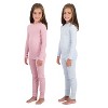 Sleep On It 100% Organic Cotton Rib Knit Snug-Fit 4-Piece and 6-Piece Pajama Sets Boys & Girls - Toddler Pajamas to Kids Pajama Sets - 3 of 4