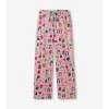 Little Blue House Women's Night Owl Cotton Pajama Pants Multicolored X-Small - 2 of 4