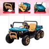 24V 2-Seater Kids Ride-on Dump Truck with Parent Remote Control | 4WD 6-Wheel Power, Electric Dump Bed & Included Shovel - 3 of 4