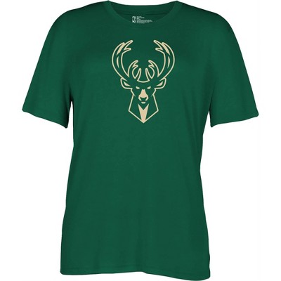 NBA Milwaukee Bucks Women's Short Sleeve Crew Neck T-Shirt
