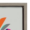 18" x 24" Sylvie Galah Framed Canvas Wall Art by Rachel Lee - Kate and Laurel - 3 of 4