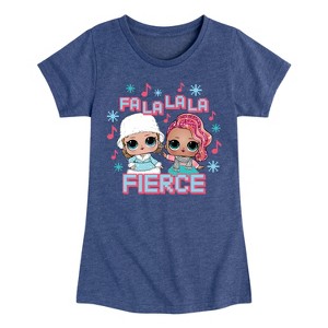 Girls' - Lol Surprise! - Fa La La La Fierce Fitted Short Sleeve Graphic T-Shirt - 1 of 4