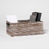 3 Compartment Light Wood Crate - Project 62™ - image 2 of 4
