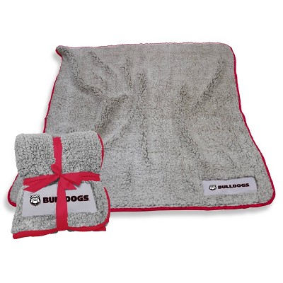 NCAA Georgia Bulldogs Frosty Fleece Throw Blanket