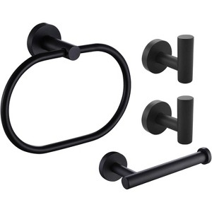 ANGLE SIMPLE Bathroom Hardware Set 4-Piece - 1 of 3