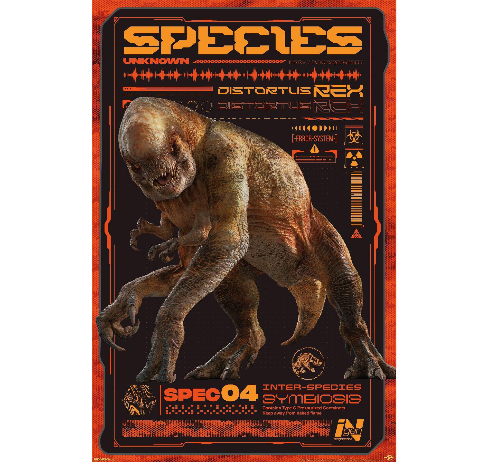 Trends International Jurassic World: Rebirth (2025) - Distortus Rex Unframed Wall Poster Prints
