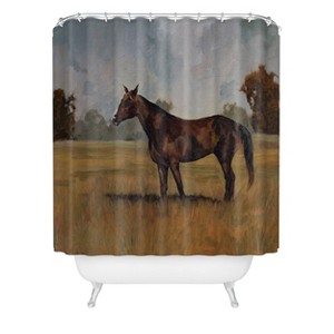 Deny Designs Miss Mustard Seed Runaway Rocky Shower Curtain - 1 of 2