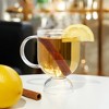 Viski Hot Toddy Glass - Irish Coffee Glasses for Mulled Wine, Spiked Cider, Eggnog, Crystal Clear Mug Gift Set of 2, 12 oz - 3 of 4