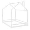 Twin Size/Full Size Platform Bed, Wooden Floor Bed, House-Shaped Bed Frame with Roof for Teens Boys Girls Bedroom Furniture (Slats Not Included) - 4 of 4