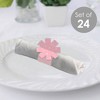 Big Dot of Happiness Pink Confetti Stars - Simple Party Paper Napkin Holder - Napkin Rings - Set of 24 - 2 of 4