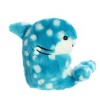 Aurora Mini Willa Whale Shark Rolly Pet Round Stuffed Animal Blue 5" - image 3 of 4