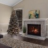Holiday Bright Lights 1-2 Tree Christmas Tree, Full LED 450 ct Flock King Pine Color Changing - 7 ft. - 3 of 4