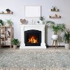 8'x10' Living Room Washable Rug Vintage Traditional Rug Soft Non-slip Large Rug - 2 of 4